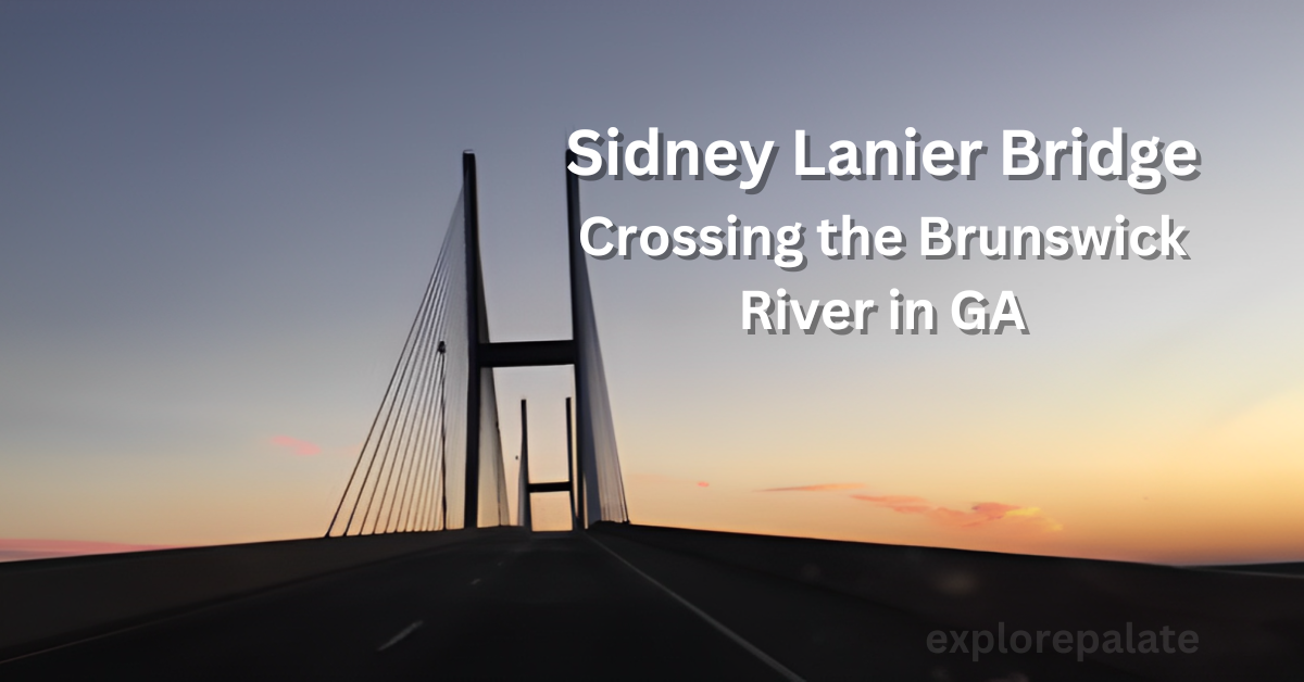 Sidney Lanier Bridge Crossing the Brunswick River in GA
