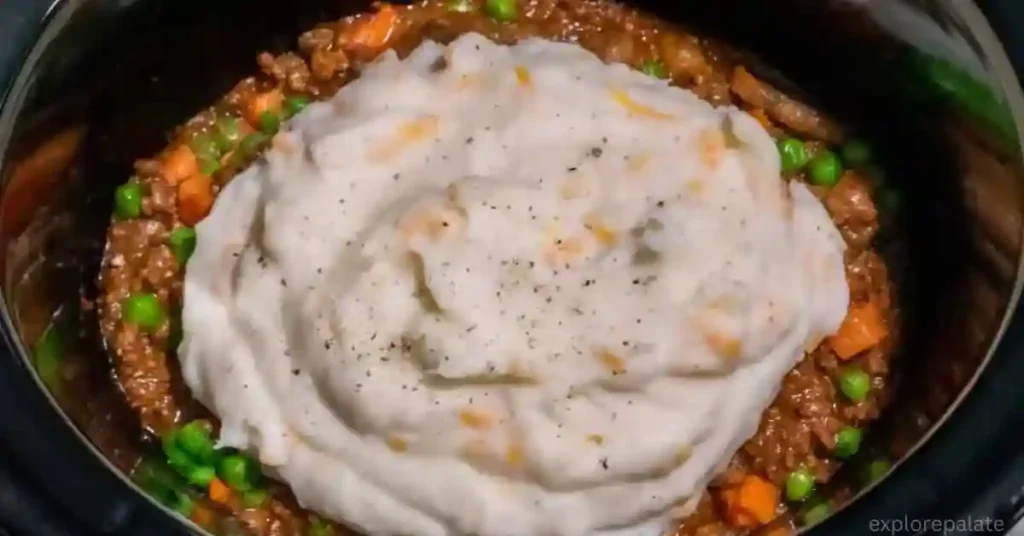 Recipe for Traditional Cottage Pie In The Crock Pot