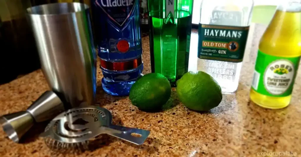 French Gimlet Ingredients