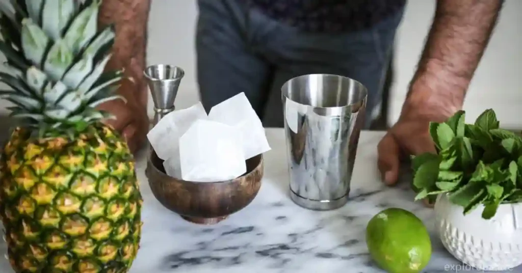 Fresh Pineapple Mojito Ingredients