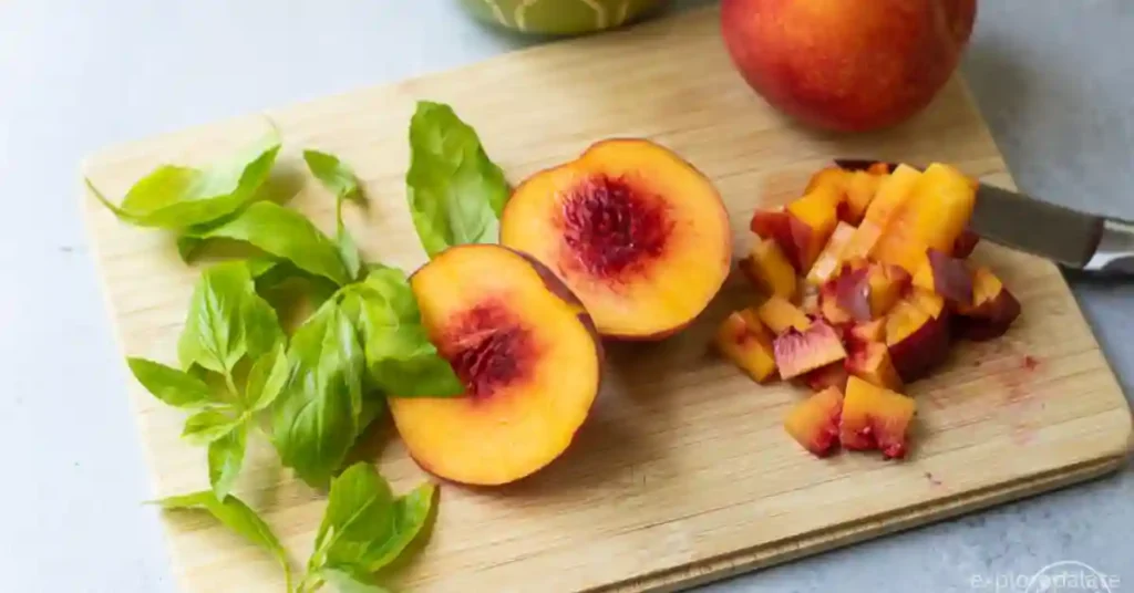 How To Make Peaches With Feta And Basil