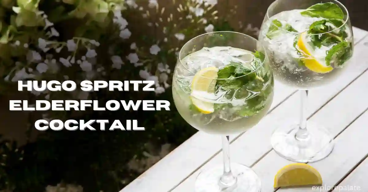 Hugo Spritz Recipe A Sparkling Elderflower Cocktail