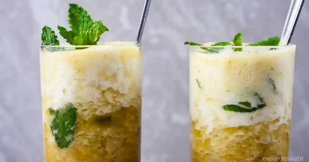 Sparkling Pineapple Mojito Mocktail Recipe