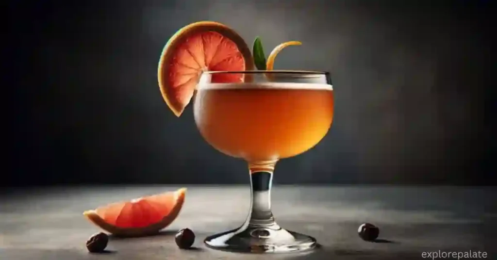 The Brown Derby Cocktail is a timeless blend of bourbon, grapefruit juice, and honey syrup that offers a refreshing, complex taste.