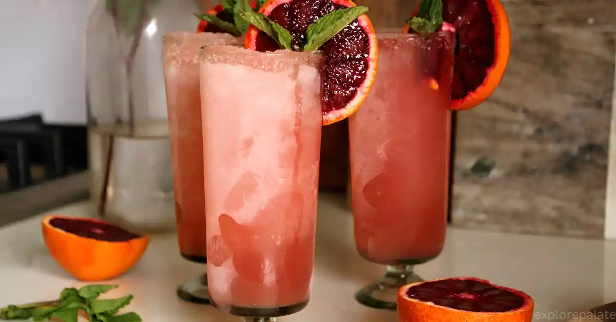 Blood Orange Margarita with a Splash of Spice