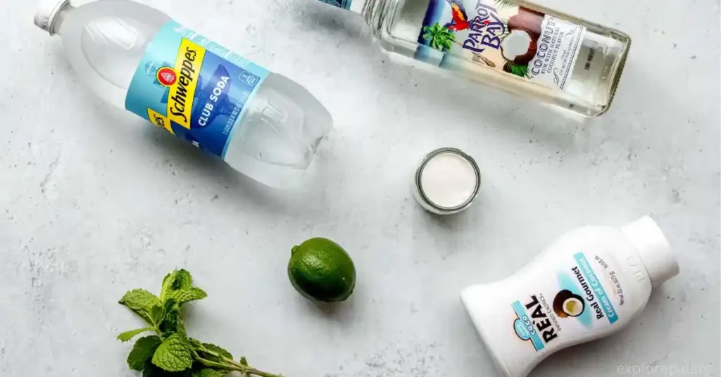 Ingredients Creamy Coconut Lime Mojito Recipe