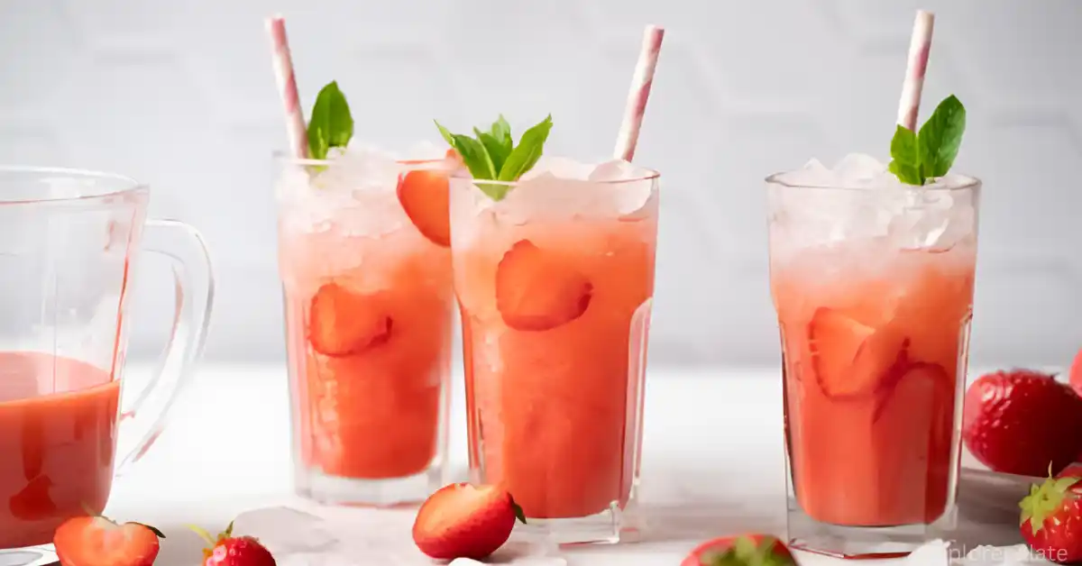 Strawberry Ginger Cooler Recipe