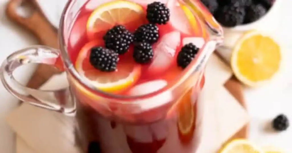 Blackberry and Lemon in Beverages