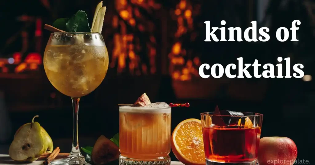 Different kinds of cocktails similar to the Old Fashioned