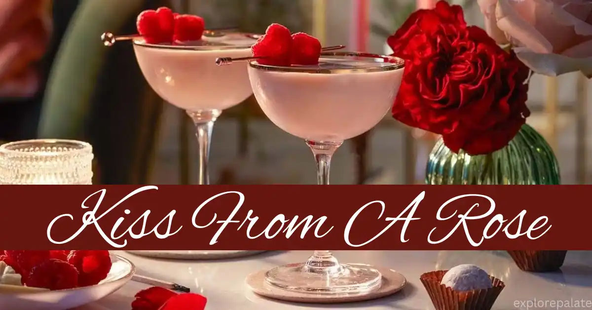 Kiss From A Rose Valentine's Day Cocktail Recipe